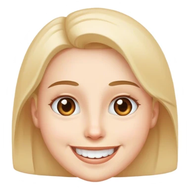 A person staring and smiling into my soul sticker