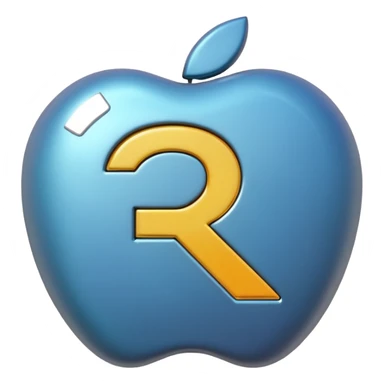  Russian ruble symbol (₽), centered, 3D emoji design, smooth rounded shapes, glossy finish, soft highlights and shadows, modern minimal look, neutral metallic silver or light gray color, no text, no background, transparent background, high detail, clean edges, Apple-style emoji aesthetics sticker