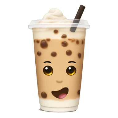 Brown sugar boba milk tea sticker