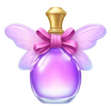 Fairy perfume with bow sticker