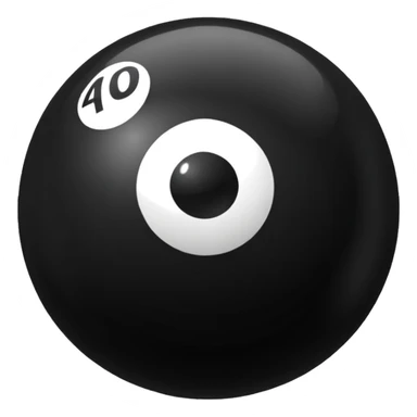 Black pull Ball with MB written on it. Nothing else no holes or anything. sticker