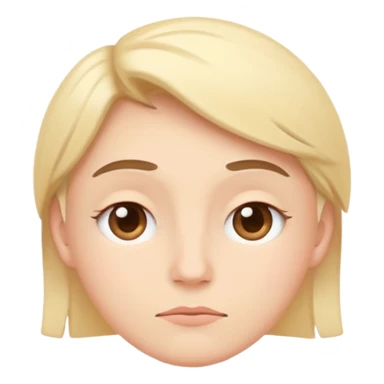 minimal flat emoji with mild tension,
slightly raised eyebrows,
thoughtful expression,
balanced emotion,
soft pastel tones,
modern health tracking app style,
transparent background,
vector illustration
 sticker