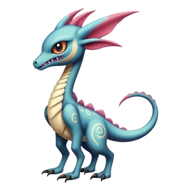 Tropical tribal tattooed master insane creepy saner monsterous Meloetta-Sergal-Cresselia-Palkia-Stitch-Fakémon-creature-hybrid sticker