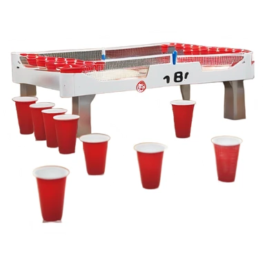 Beer pong sticker