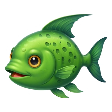 smelly fish green smell sticker