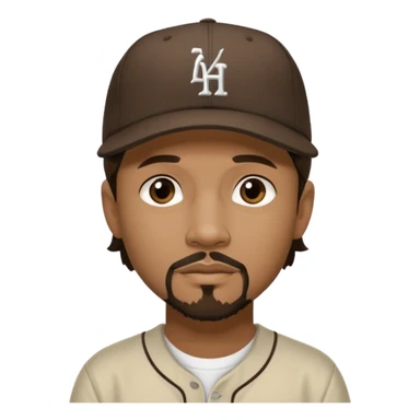 Wish Bone of bone thugs-n-harmony with dark brown hair sticker