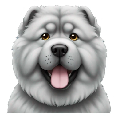 Blue chow chow  sticker