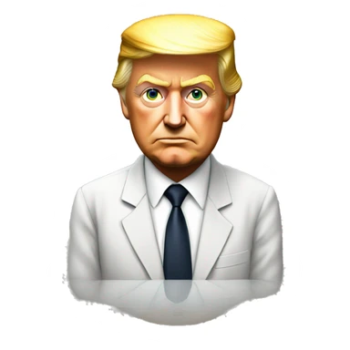 Trump ￼with red X over it sticker