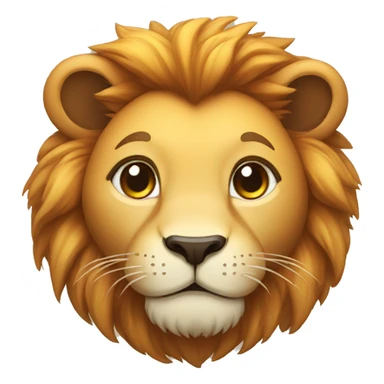 cute kawaii lion sticker