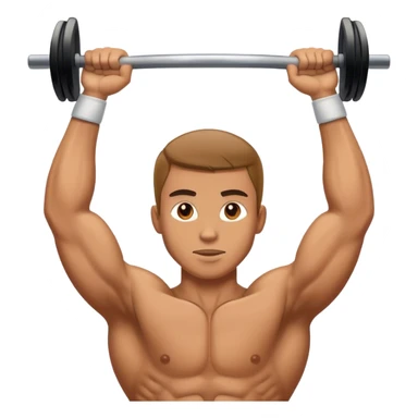 athlete overhead press sticker