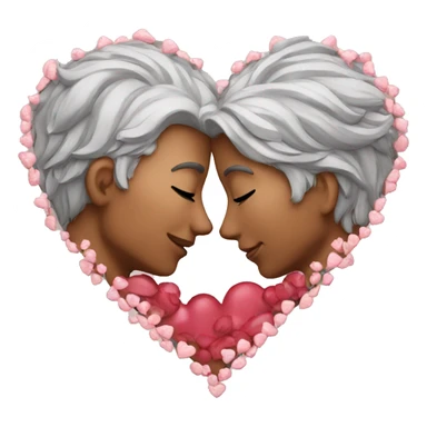 heart kiss sticker