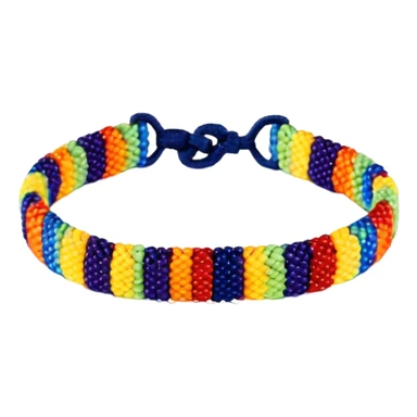 beaded friendship bracelet sticker