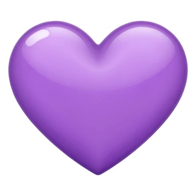 Coeur violet sticker