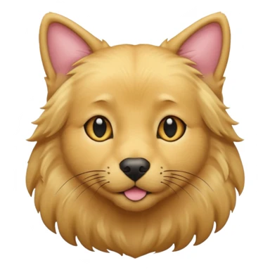 Black cat and golden retrever sticker