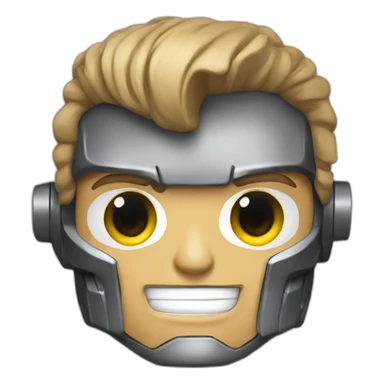 terminator t800 cute smile sticker