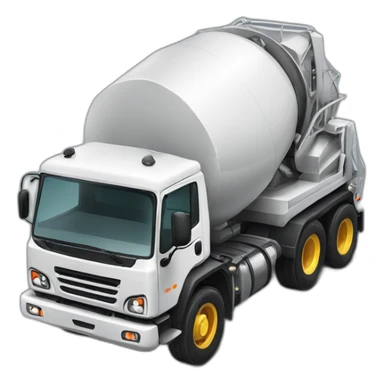 concrete mixer truck sticker