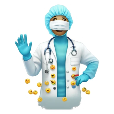 I want emoji for infection control measures in hemodialysis sticker
