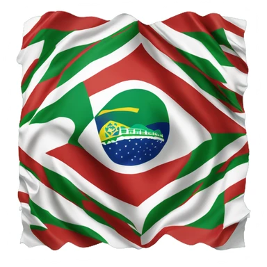 flag of Rio Grande do Sul, brazilian state sticker