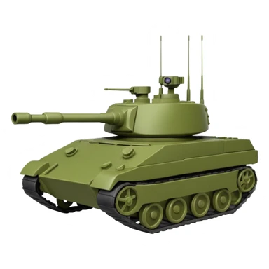 green toy soldier tank sticker