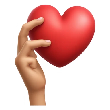 Blowing heart kiss sticker