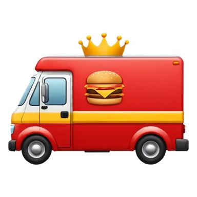fast food delivery truck logo sticker