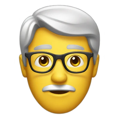 a man with a bad disguise sticker