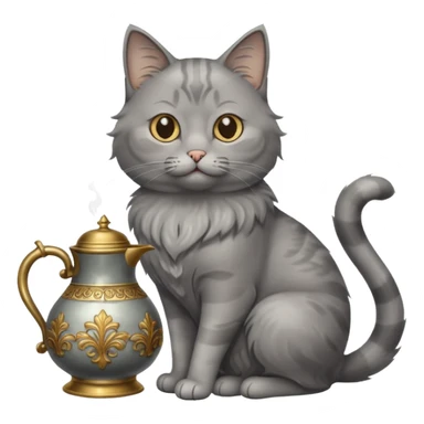 Mujhe Billi aur lauta ki kahani banakar do sticker