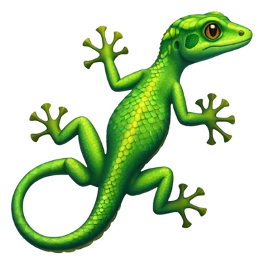 created gecko  sticker