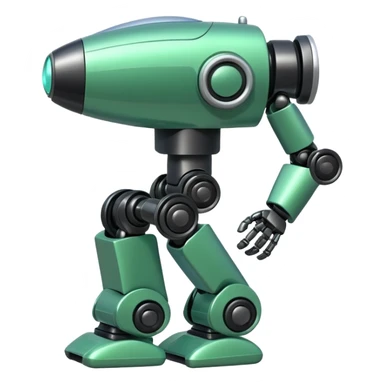 Jet-arm green,Toy Robot. sticker