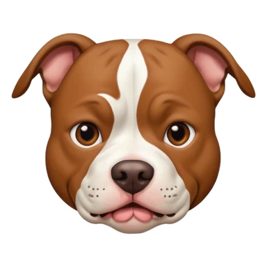 Pitbull afraid of thunder sticker