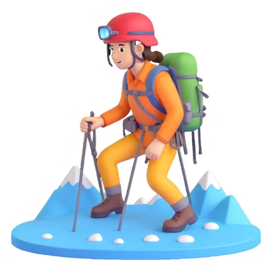 mountaineering sticker