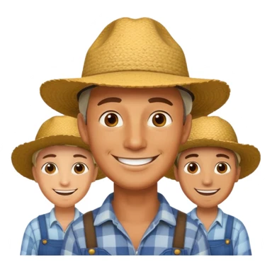 Man in a  with  farmers sticker