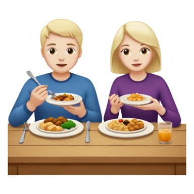 i want two person nicke eatche athore sticker