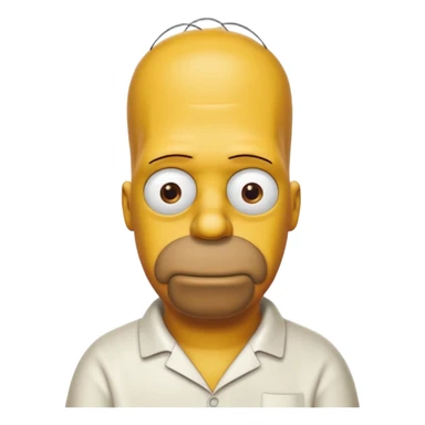 Homer Simpson hungry sticker