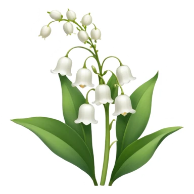 Lily of the valley sticker