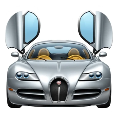 buggati doors open sticker