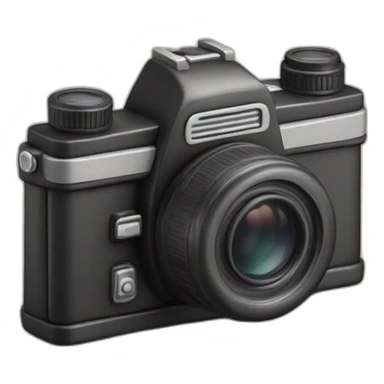 Plasticine slr film camera sticker