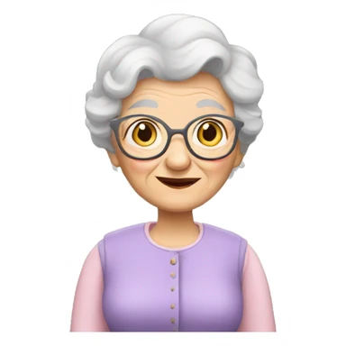 Granny with a friends sticker