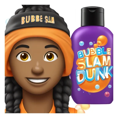 Bubble Slam Dunk Moisturizer sticker