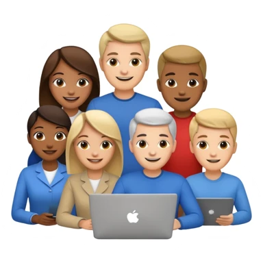 daily standup meeting online sticker