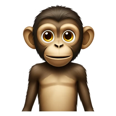 monkey with banna corwn sticker