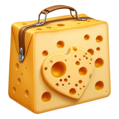 Crea un emoji estilo caricatura de una bolsa de Cheese Tris. sticker