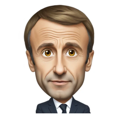 Emmanuel Macron sur Eric Zemmour sticker