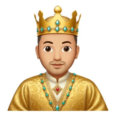 Robe mariage roi Mohammed VI sticker