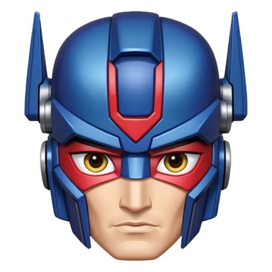 Optimus Prime Eyebrow raised with suspicion ￼ sticker