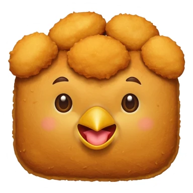 Chicken nugget sticker