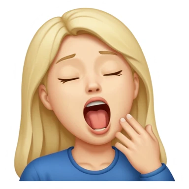 People Yawning without Hand sticker