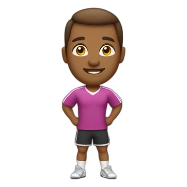 emoji of a physical education teacher sticker