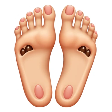 The foot emoji but everything EXCEPT the toes are the eye emoji sticker