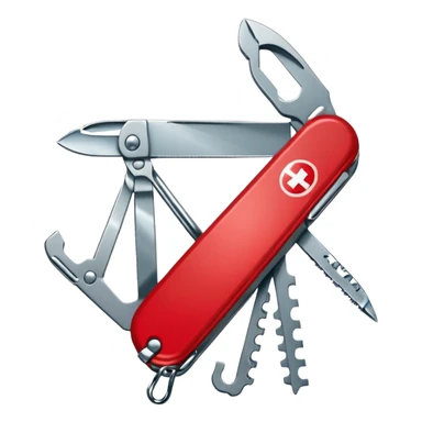 swiss army knife sticker